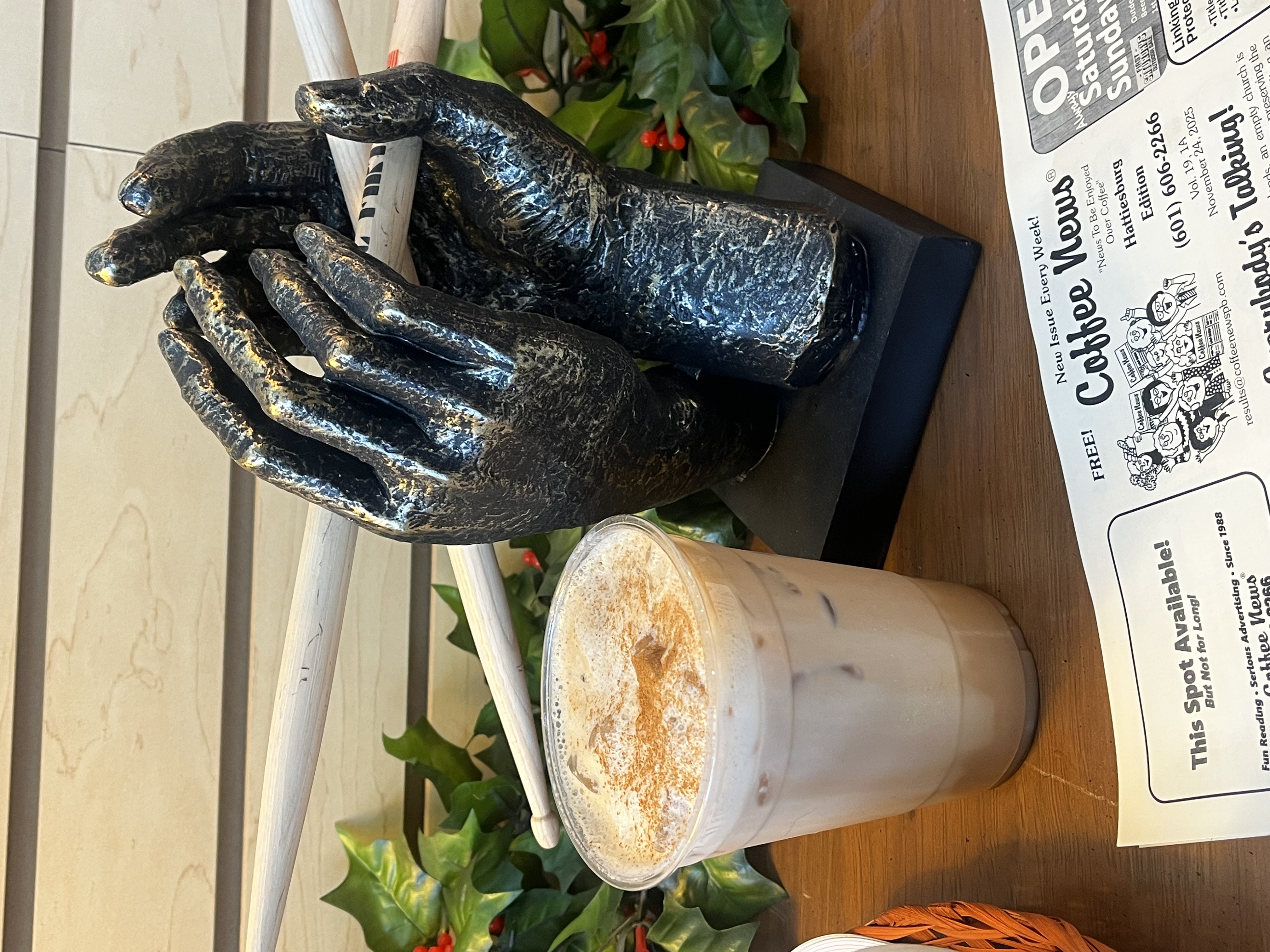 Coffee and music-inspired art at eYrthBeat