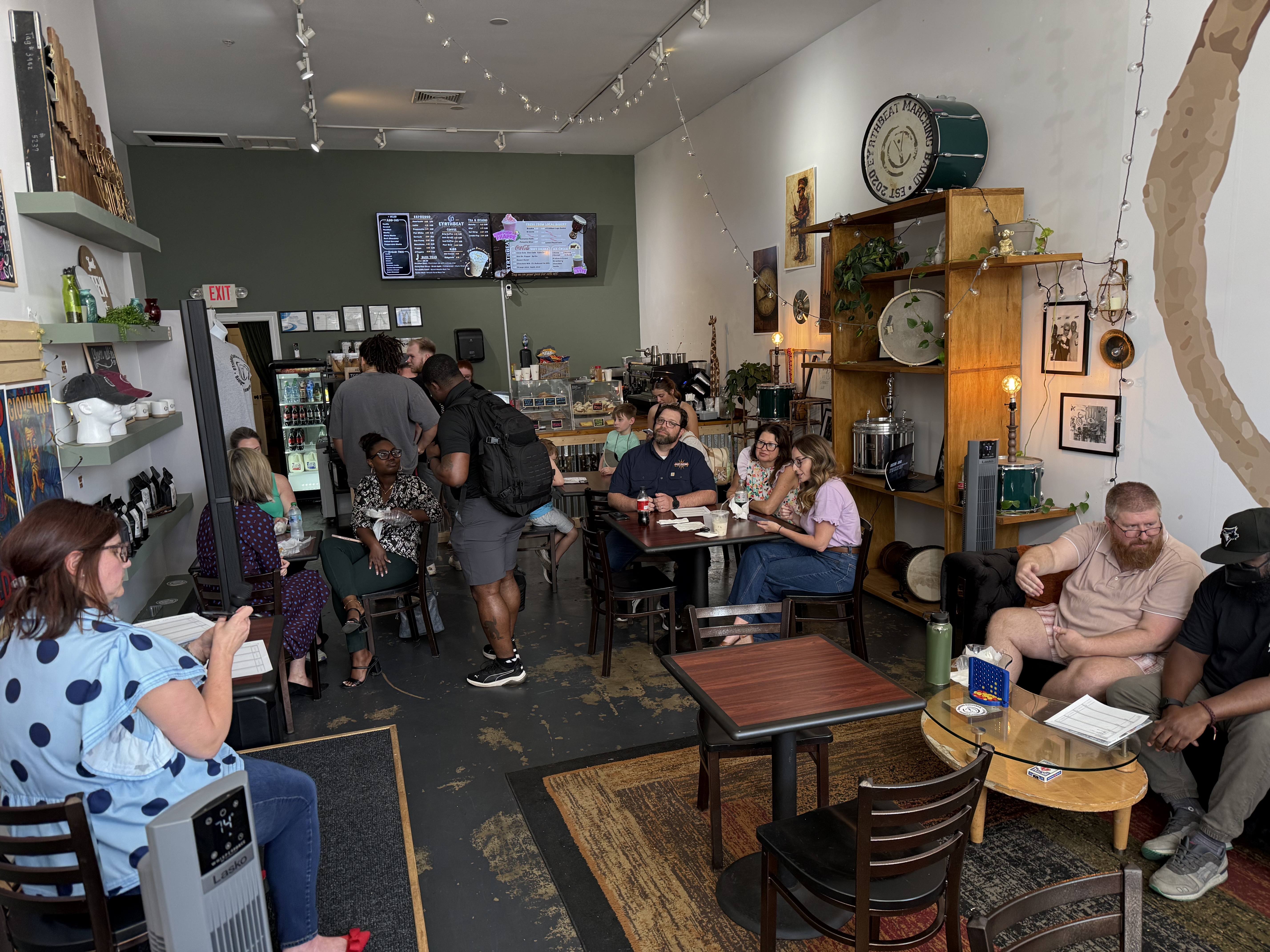 Inside eYrthBeat Coffee Company